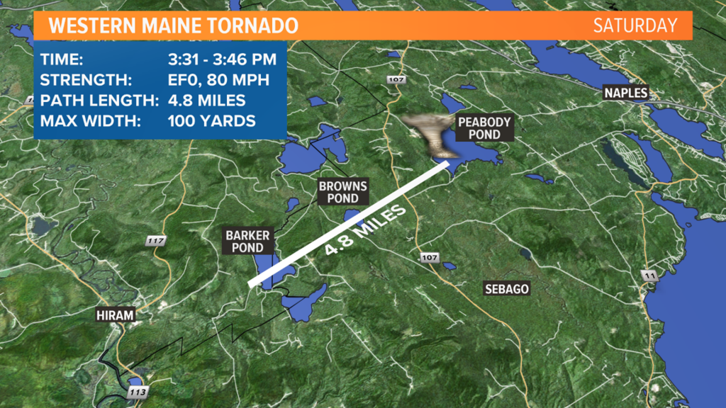 Why western Maine was hit by a tornado Saturday Tornado Oracle